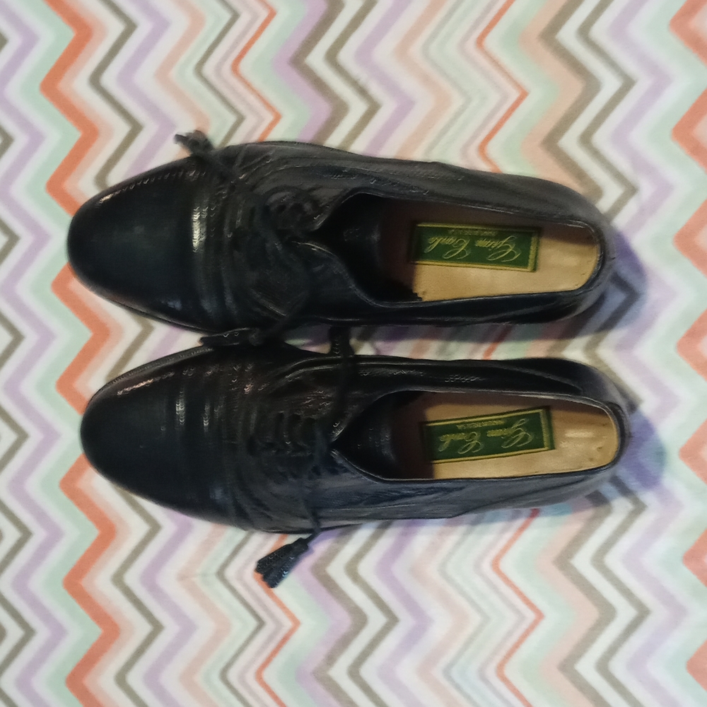 Gian Carlo Genuine lizard loafers